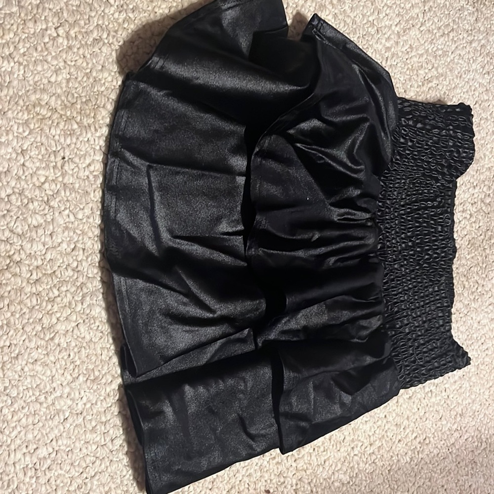 Nwt PixieLane 11/12 tiered ruffle skirt black